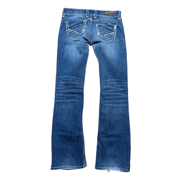 Women’s Y2K BKE Stella Bootcut Medium Wash Blue Denim Jeans Size 27